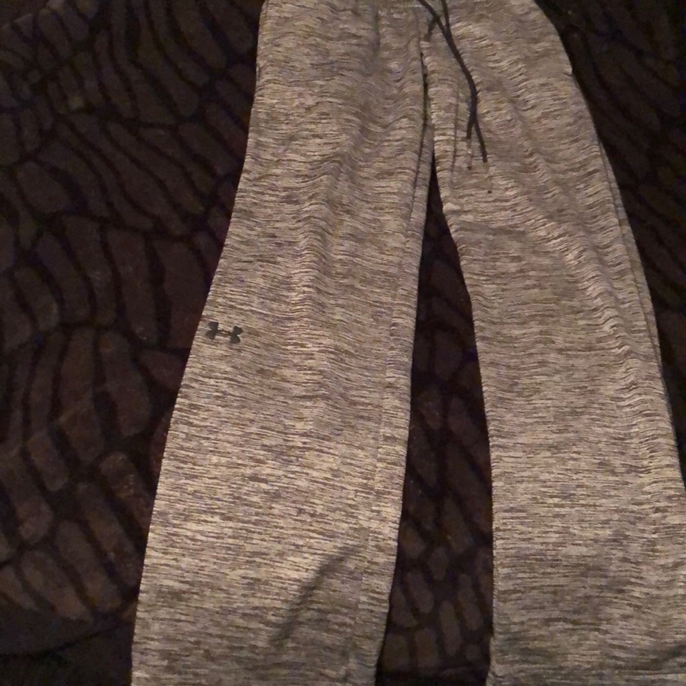 Under Armour grey and black sweatpants